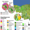 A map of pollinator floral resource habitats ...