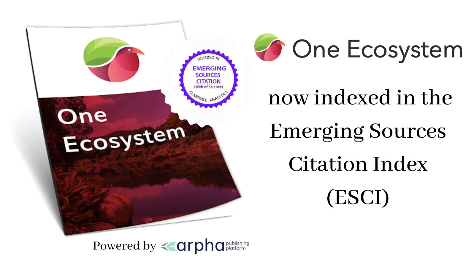 One Ecosystem selected for inclusion ...
